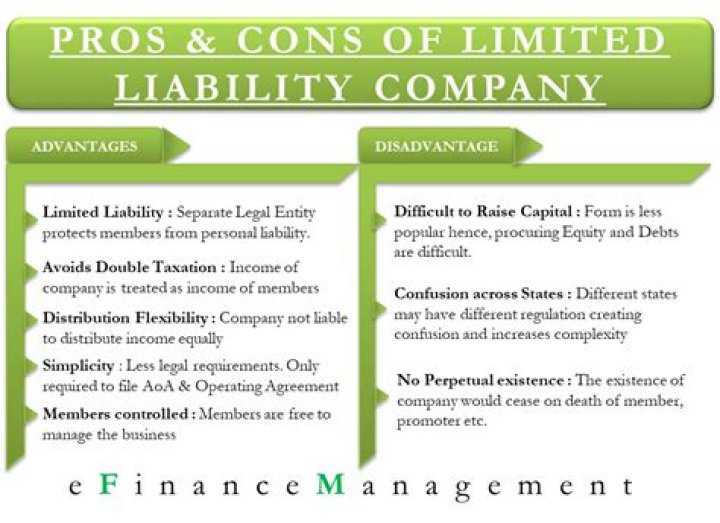 What are the advantages and disadvantages of limited liability entities?