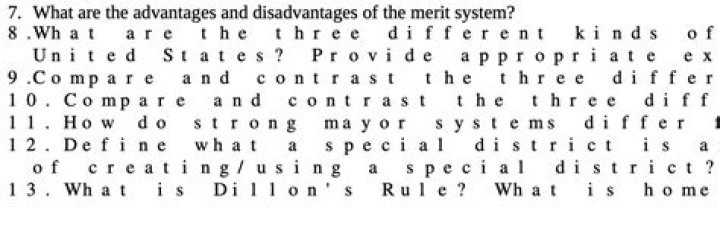 What are the advantages and disadvantages of the merit system?
