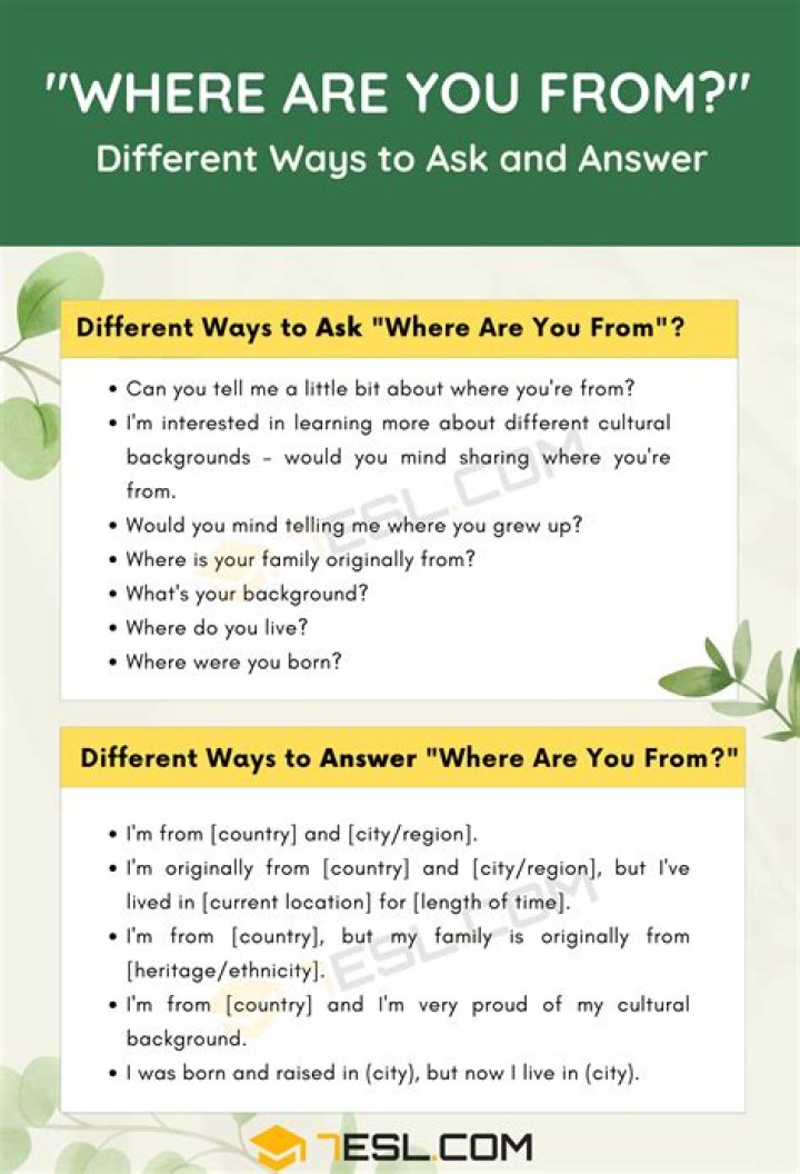 What are the different ways to answer a question?