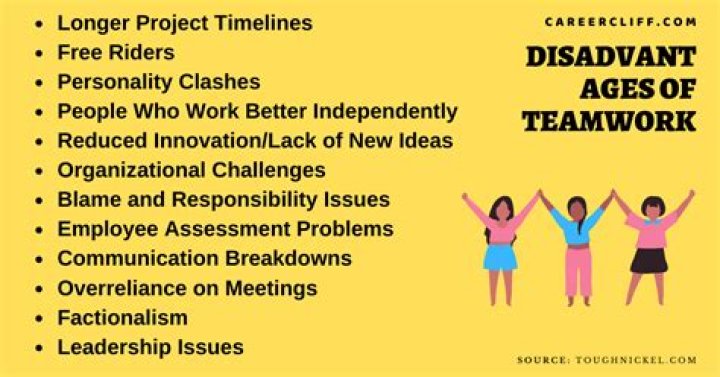 What are the disadvantages of teamwork?