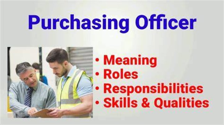 What are the duties of purchasing officer?