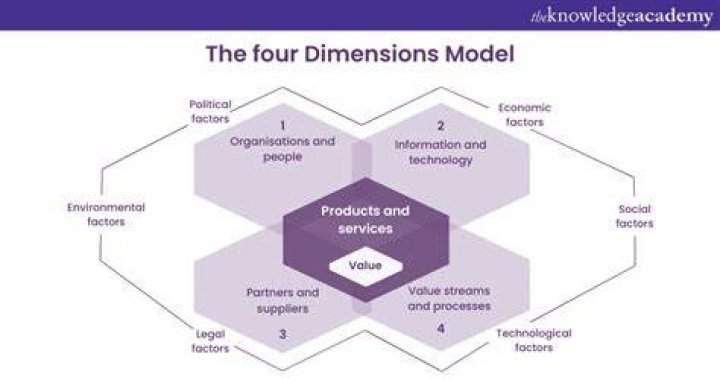 What are the four dimensions of information?