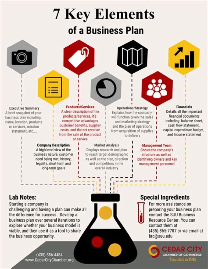 What are the key elements of a business plan?