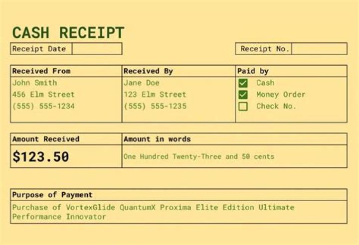 What are the source documents or the proof of their cash receipts?