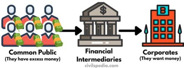 What are the two major financial intermediaries in an economy?