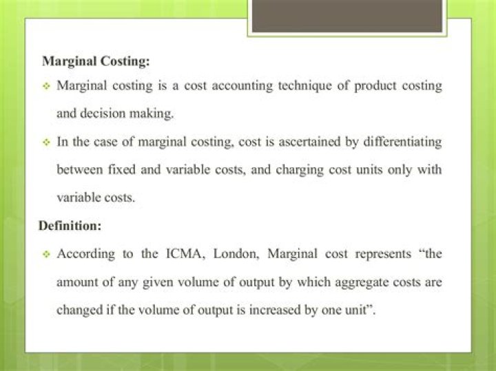 What are the uses of marginal costing in managerial decision making?