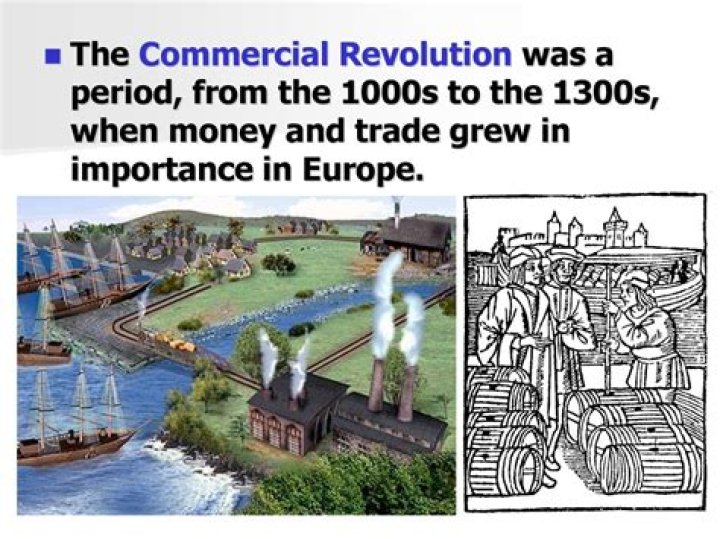 What are three changes during the Commercial Revolution?