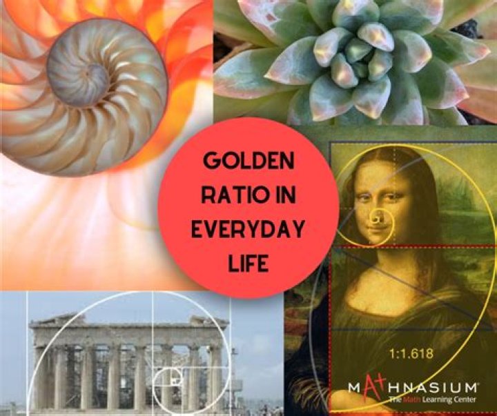 What are two real life examples of the golden ratio?