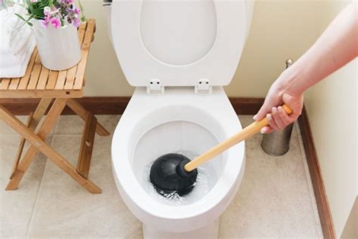 What can you not put in a clogged toilet?