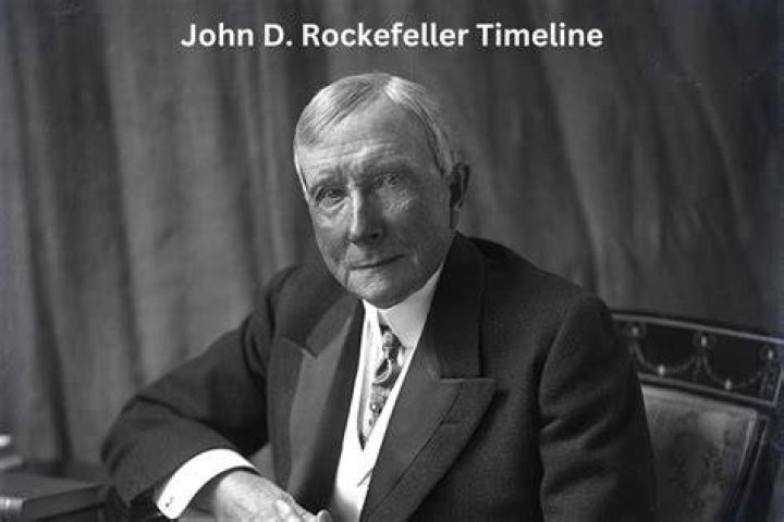 What did John D Rockefeller do with his business?