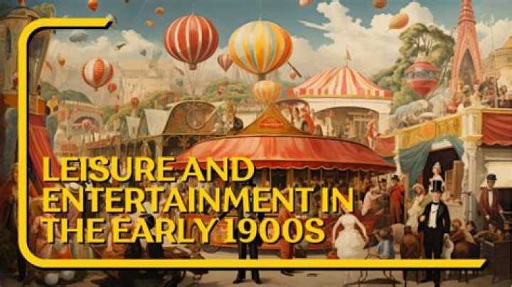 What did people do for leisure in the late 1800s?