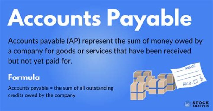 What does a decrease in accounts payable mean?