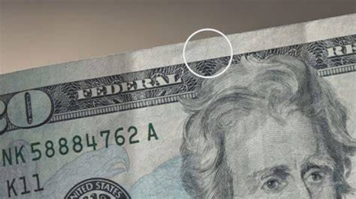 What does a fake bill look like when marked?