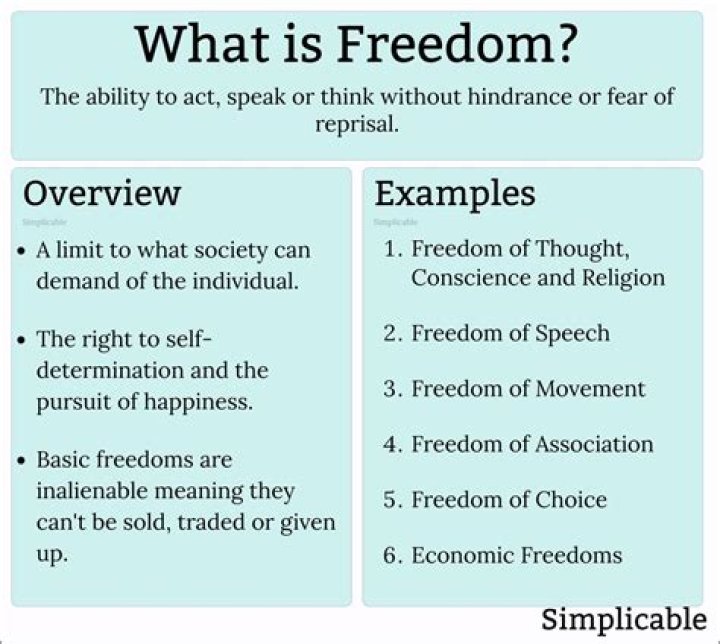 What does freedom work mean?