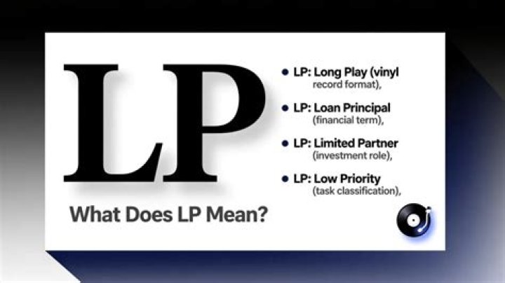 What does LP mean in company name?