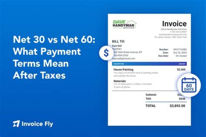 What does net 30 days mean on invoice?