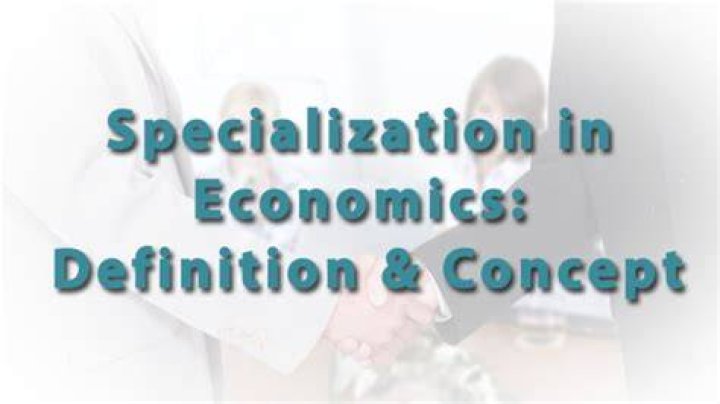 What does specialization mean?