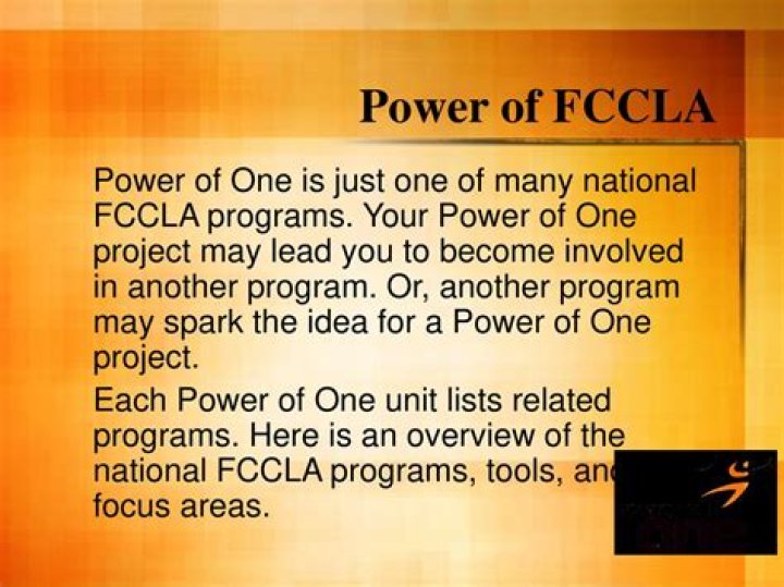 What Fccla program focuses?