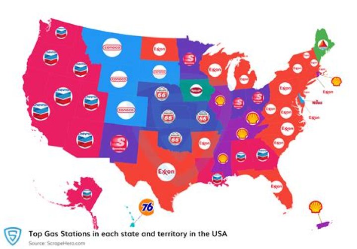 What gas station is American owned?