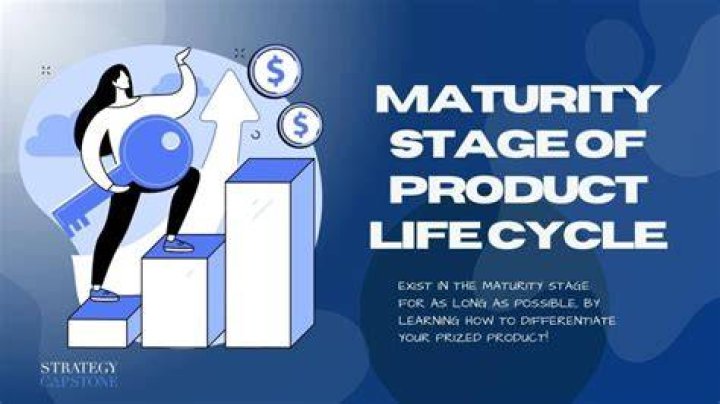 What happens during the product maturity stage?