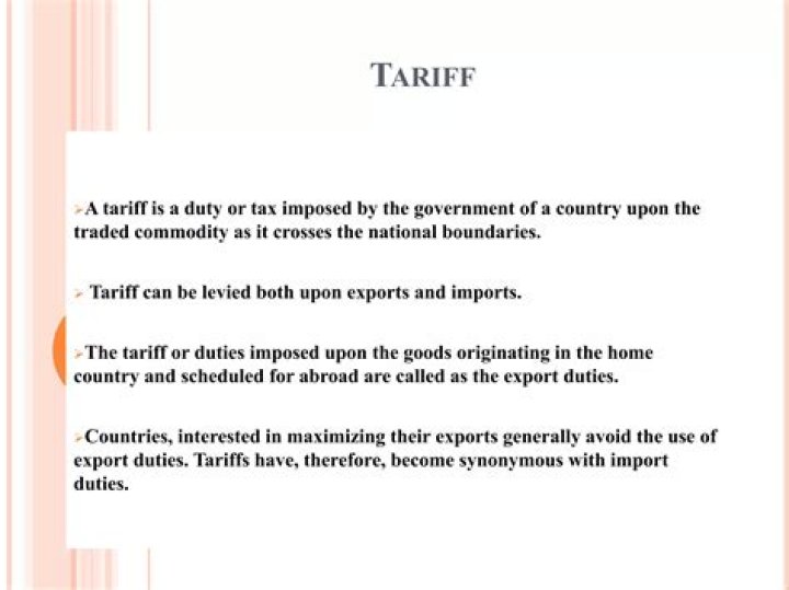 What happens when a large country imposes a tariff?