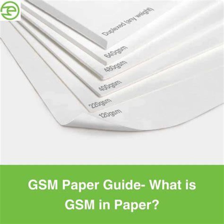 What is 120 GSM paper used for?