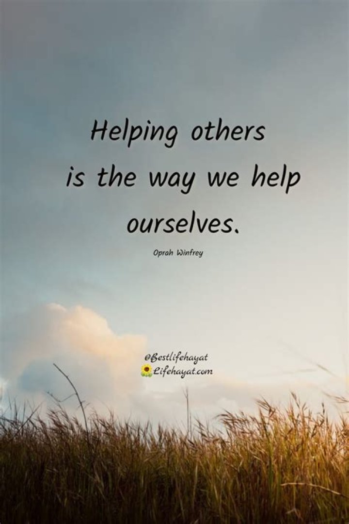 What is a downside to helping others?