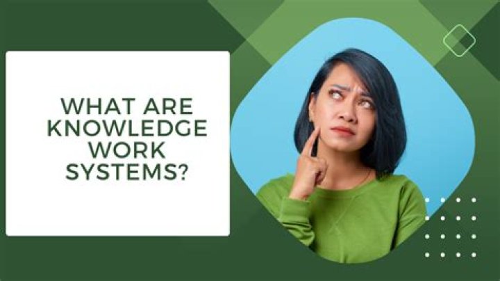 What is a knowledge work system?
