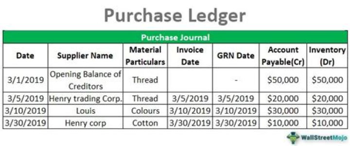 What is a sales ledger and purchases ledger?
