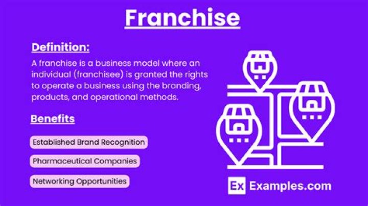 What is an example of a franchise business?