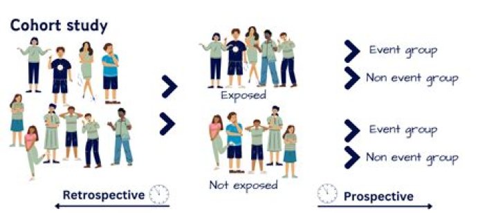 What is an example of a prospective cohort study?