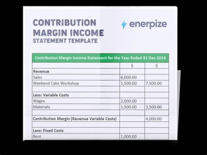 What is another name for the contribution margin income statement?