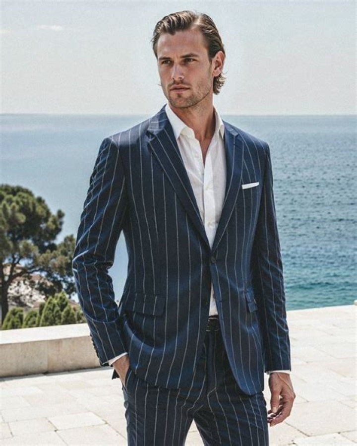 What is blue and white stripe called?