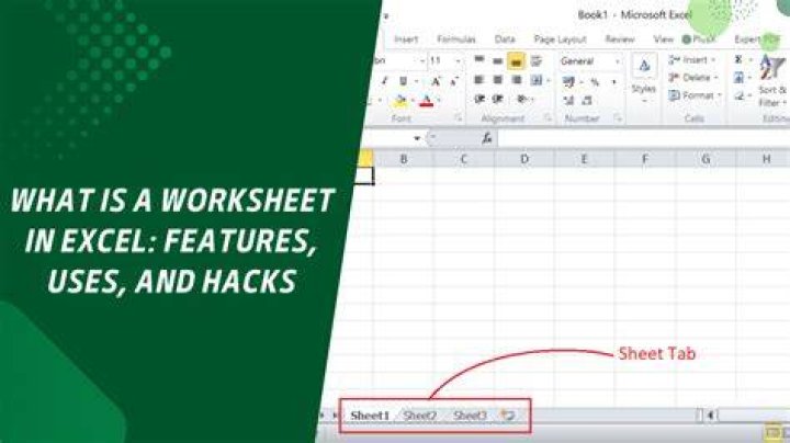 What is considered an Excel worksheet?