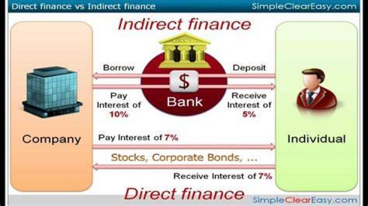 What is direct finance and examples?