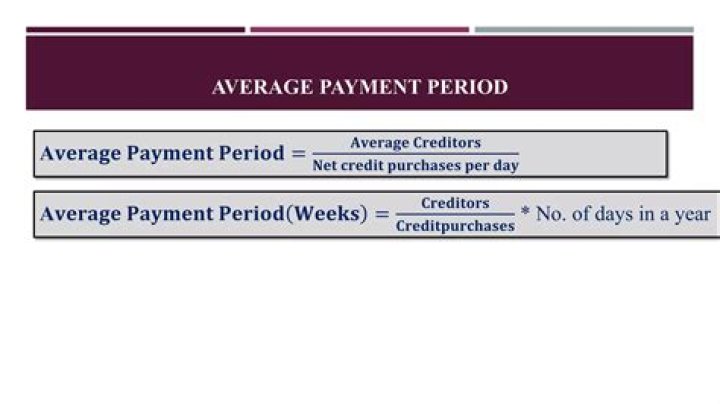 What is good average payment period?