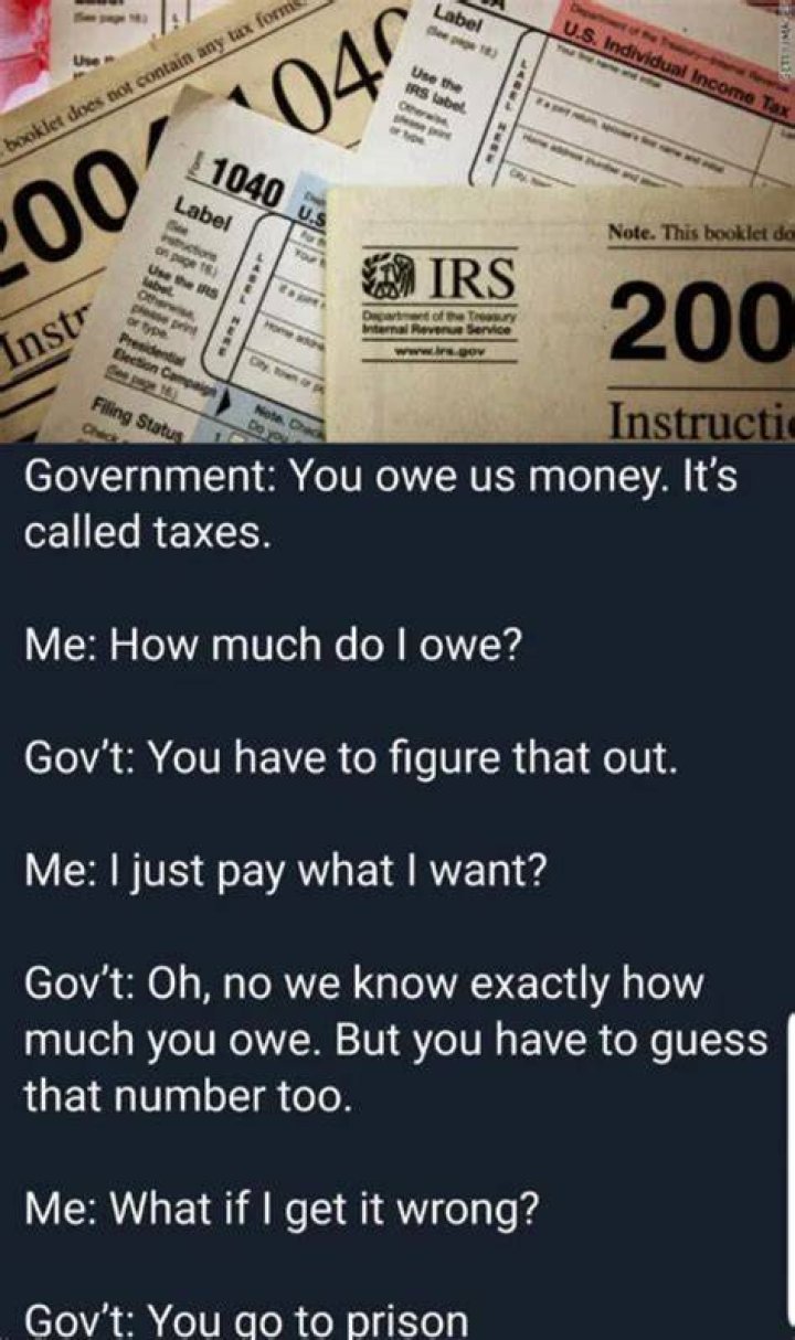 What is it called when people owe money?