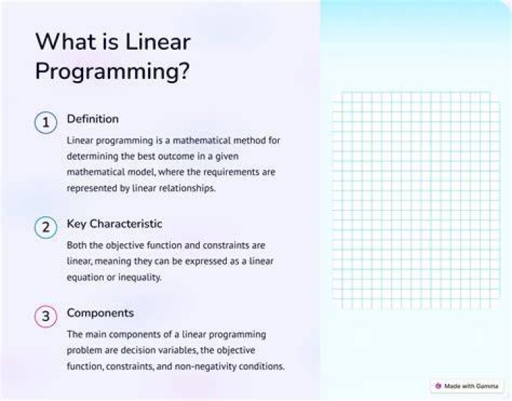 What is linear programming problem with example?