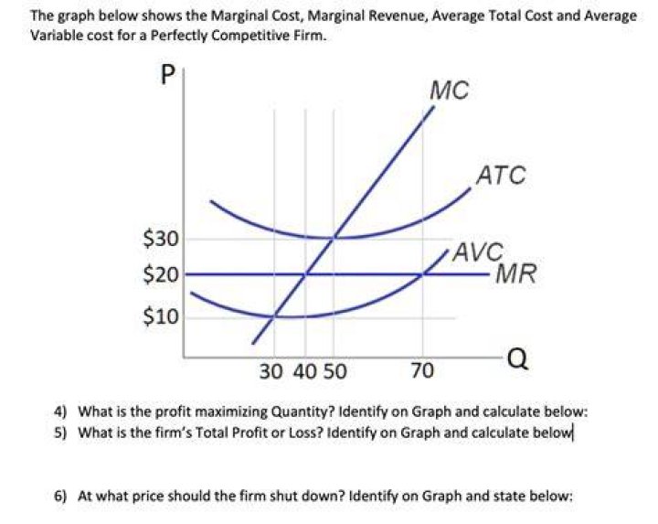 What is marginal revenue for a perfectly competitive firm?