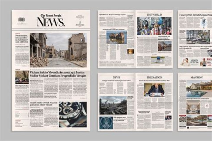What is newspaper page layout?