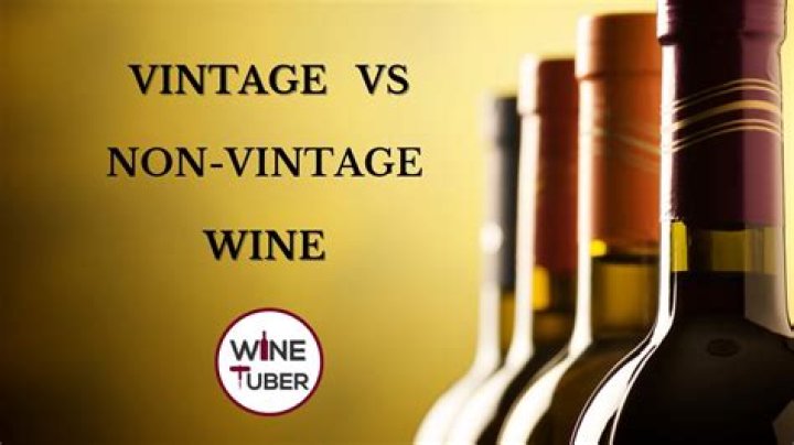 What is nonvintage wine?