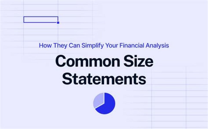 What is one reason that a common size statement is a useful tool in financial analysis?