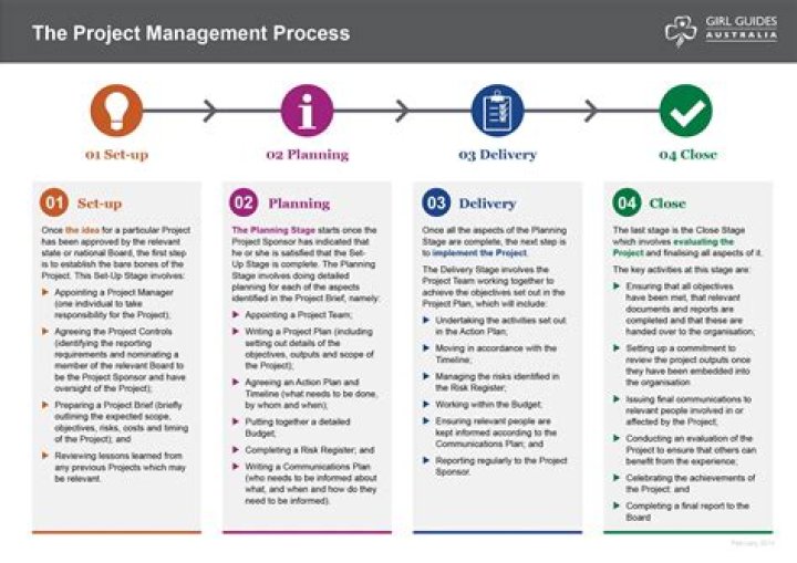 What is project management review process?