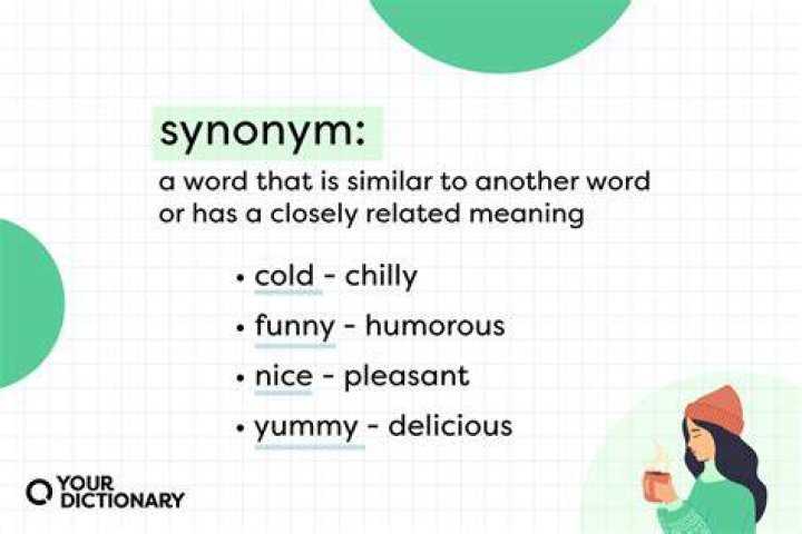 What is synonyms with 5 examples?