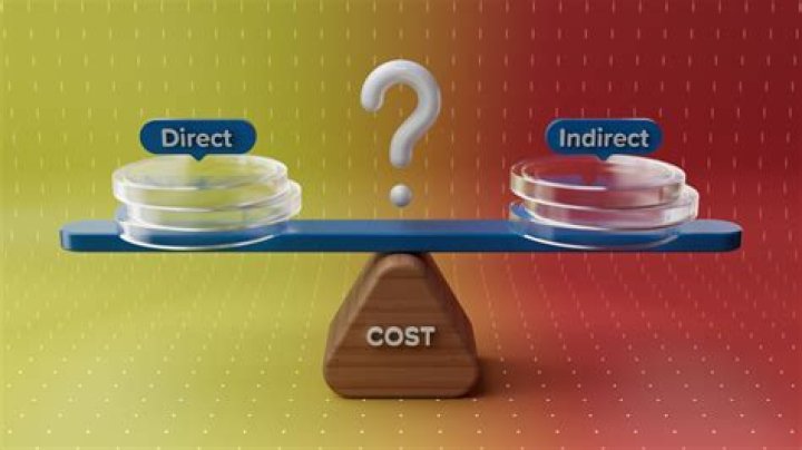 What is the difference between a direct cost and an indirect cost?