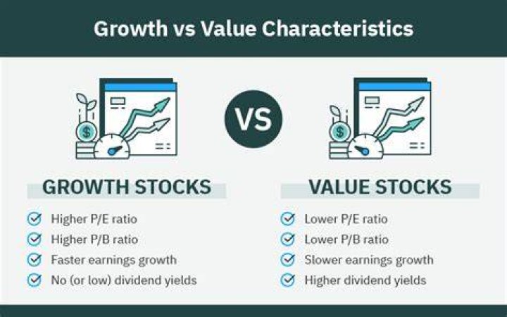 What is the difference between a growth stock and a value stock?