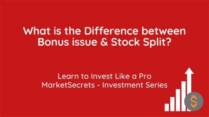 What is the difference between bonus?