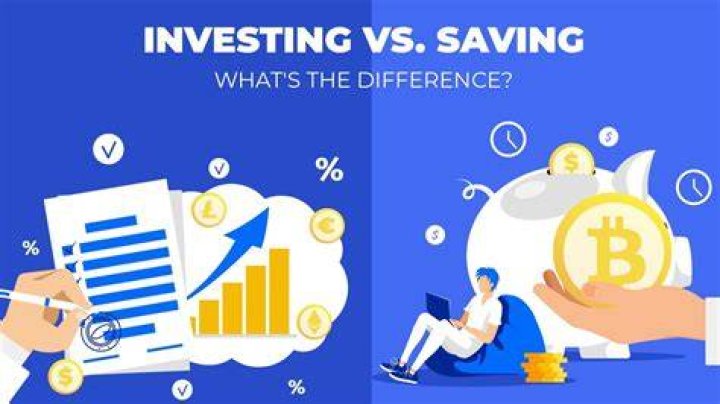 What is the different between saving and investment?