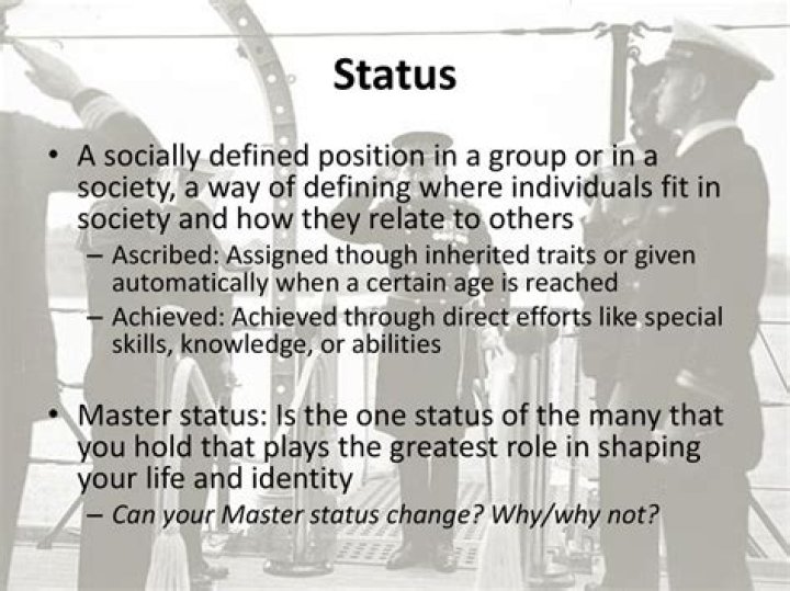 What is the importance of status in society?