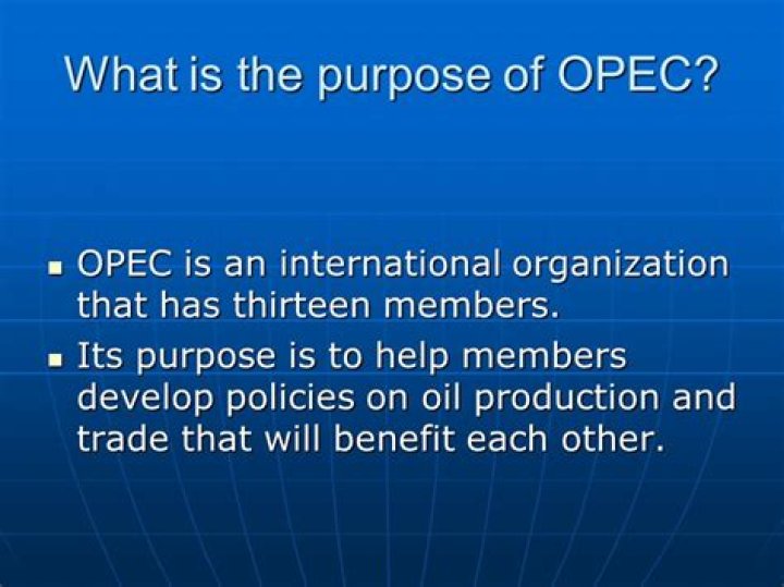 What is the main purpose of OPEC quizlet?